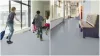 Tekercses vinyl (PVC), közületi, "CAMINO" szürke, beton mintás, 200cm