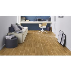   Tekercses vinyl (PVC), "HAZELNUT" natural, parketta mintás, 400cm