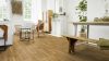 Tekercses vinyl (PVC), "HAZELNUT" natural, parketta mintás, 400cm