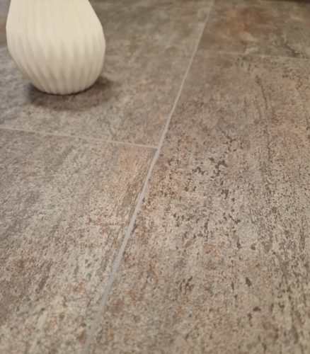 Tekercses vinyl (PVC), "MELBOURNE" barna csempe mintás, 400cm