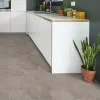 Tekercses vinyl (PVC) filc hátoldallal, "AMALFI" szürke, csempe mintás, 400cm
