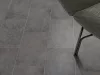 Tekercses vinyl (PVC) filc hátoldallal, "AMALFI" barna-szürke, csempe mintás, 400cm