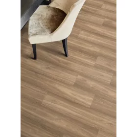   Tekercses vinyl (PVC) filc hátoldallal, "ESTATE-OAK" barna tölgy, fa mintás, 200cm