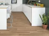 Tekercses vinyl (PVC) filc hátoldallal, "ESTATE-OAK" barna tölgy, fa mintás, 200cm