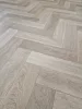 Tekercses vinyl (PVC), közületi, "ANCARES" grézs halszálka (Herringbone) mintás, 400cm