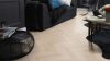 Tekercses vinyl (PVC), közületi, "ANCARES" grézs halszálka (Herringbone) mintás, 400cm