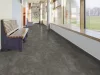 Tekercses vinyl (PVC), közületi, "STYLISH" sötét szürke beton mintás, 200cm
