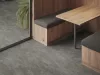 Tekercses vinyl (PVC), közületi, "STYLISH" sötét szürke beton mintás, 200cm