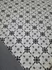 Tekercses vinyl (PVC), VÉGDARAB "CASTILLO" carbon, vintage-mediterrán, csempe mintás