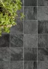 Tekercses vinyl (PVC), "GRANIT" antracit csempe mintás, 200cm