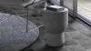 Tekercses vinyl (PVC), "GRANIT" antracit csempe mintás, 300cm