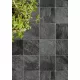 Tekercses vinyl (PVC), "GRANIT" antracit csempe mintás, 400cm