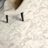 Tekercses vinyl (PVC), "MARBLE BIANCO" gold, modern, hexagon csempe mintás, 300cm