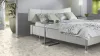 Tekercses vinyl (PVC), "MARBLE BIANCO" gold, modern, hexagon csempe mintás, 300cm