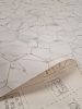 Tekercses vinyl (PVC), "MARBLE BIANCO" gold, modern, hexagon csempe mintás, 400cm
