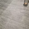 Tekercses vinyl (PVC), VÉGDARAB "MELBOURNE" noir, csempe mintás