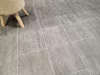 Tekercses vinyl (PVC), VÉGDARAB "MELBOURNE" noir, csempe mintás