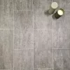 Tekercses vinyl (PVC), VÉGDARAB "MELBOURNE" noir, csempe mintás