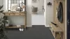 Tekercses vinyl (PVC), "NERO MARQUINE" black, beton mintás, 300cm