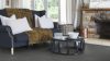 Tekercses vinyl (PVC), "NERO MARQUINE" black, beton mintás, 400cm