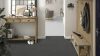 Tekercses vinyl (PVC), "NERO MARQUINE" black, beton mintás, 400cm