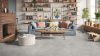 Tekercses vinyl (PVC), "ROCK" grey-black, beton mintás, 400cm