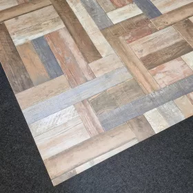   Tekercses vinyl (PVC), "TREND" színes, fa mintás, 200x400 végdarab