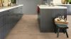 Tekercses vinyl (PVC) filc hátoldallal, "ANCARES" tölgy, fa mintás, 400cm