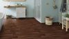Tekercses vinyl (PVC) filc hátoldallal, "EXOTIC" barna tölgy, fa mintás, 400cm