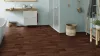 Tekercses vinyl (PVC) filc hátoldallal, "EXOTIC" barna tölgy, fa mintás, 400cm