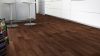 Tekercses vinyl (PVC) filc hátoldallal, "EXOTIC" barna tölgy, fa mintás, 400cm