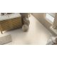 Tekercses vinyl (PVC) filc hátoldallal, "METROPOLITAN" ivory, cement mintás, 400cm