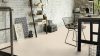 Tekercses vinyl (PVC) filc hátoldallal, "METROPOLITAN" ivory, cement mintás, 400cm