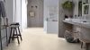Tekercses vinyl (PVC) filc hátoldallal, "METROPOLITAN" ivory, cement mintás, 400cm