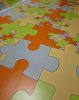 Tekercses vinyl (PVC), "4245-470" puzzle mintás, 300cm