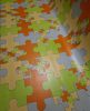 Tekercses vinyl (PVC), "4245-470" puzzle mintás, 300cm