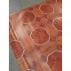 Tekercses vinyl (PVC), "OMEGA" 0.8 mm, terrakotta, csempe mintás, 200cm