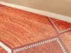 Tekercses vinyl (PVC), "OMEGA" 0.8 mm, terrakotta, csempe mintás, 200cm