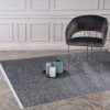 Peri nyomott mintás mosható szőnyeg, 3D felület, puha, szürke, 80x280cm