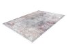 Peri nyomott mintás mosható szőnyeg, 3D felület, puha, szürke, 80X140cm