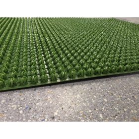   QUEENS zöld műanyag lábtörlő, tüskés, kaparó, sárleszedő, 40x60cm