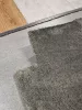 EXCELSIOR selymes, zöldes-szürke padlószőnyeg, prémium, thermo, 400cm   (SATINO)