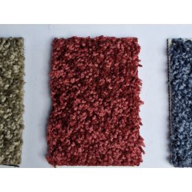 SEVILLA burgundi padlószőnyeg, puha, thermo, 400cm