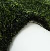 STYLE hosszú szálú szőnyeg, fekete-zöld, 80x150cm