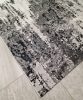 SUN "397" márvány mintás szőnyeg, 3D felület, puha, szürke, 80x150cm