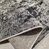 SUN "397" márvány mintás szőnyeg, 3D felület, puha, szürke, 120x170cm