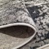SUN "397" márvány mintás szőnyeg, 3D felület, puha, szürke, 160x230cm