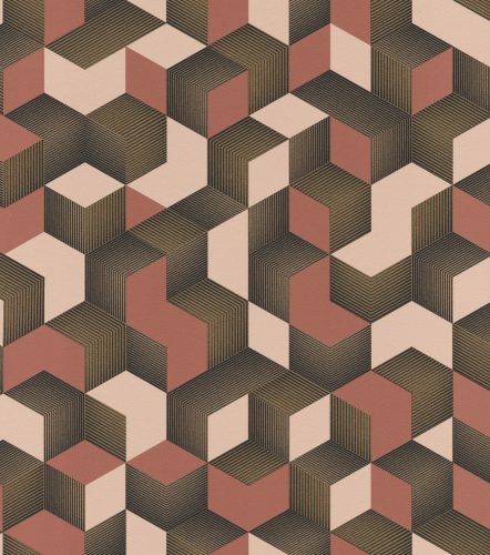 Tapéta tekercs (vlies), absztrakt terra, "403916", 53cm x 10,05m (5,32m2)