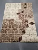 TORINO modern szőnyeg, cream-brown, 160x220cm