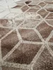 TORINO modern szőnyeg, cream-brown, 160x220cm